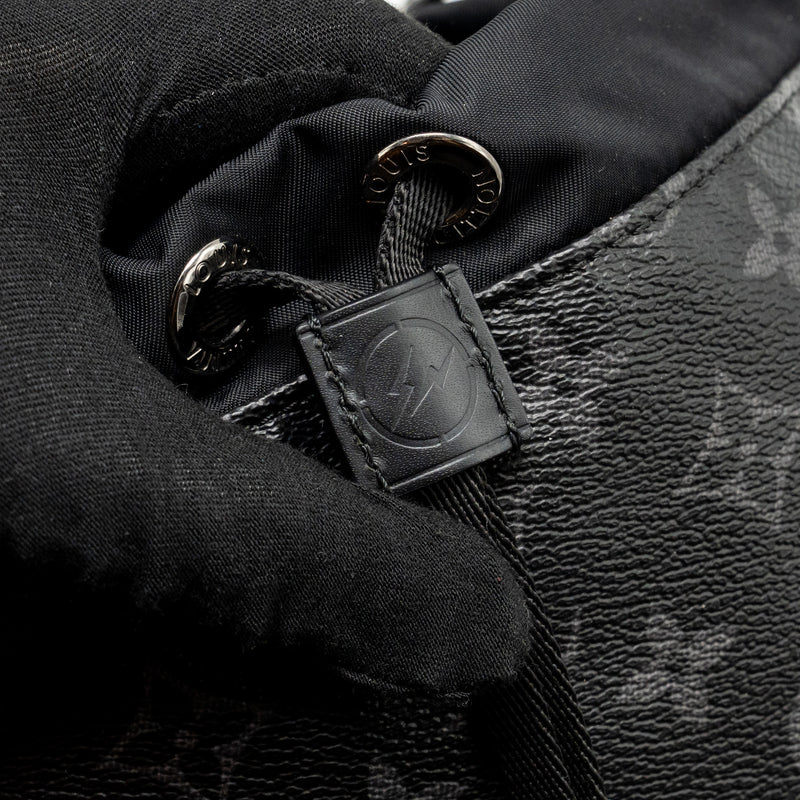 Louis Vuitton Monogram Eclipse Fragment Nano Bag Canvas Black SHW