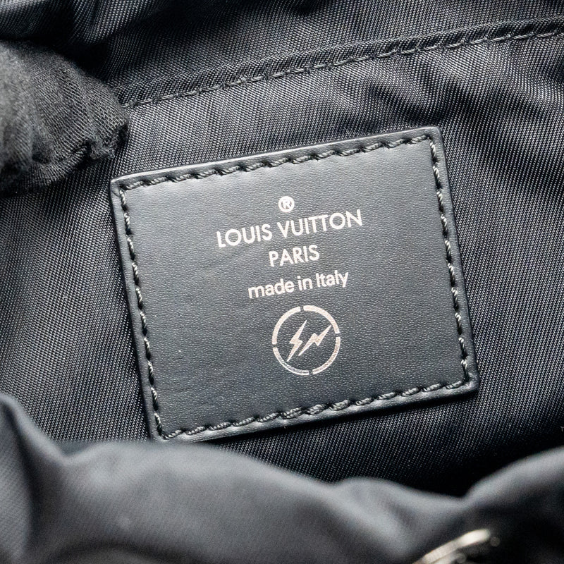Louis Vuitton Monogram Eclipse Fragment Nano Bag Canvas Black SHW