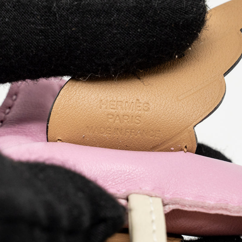 Hermes Rodeo Pegase PM Bag Charm Mauve Sylvestre/Craie/Chai Stamp Z