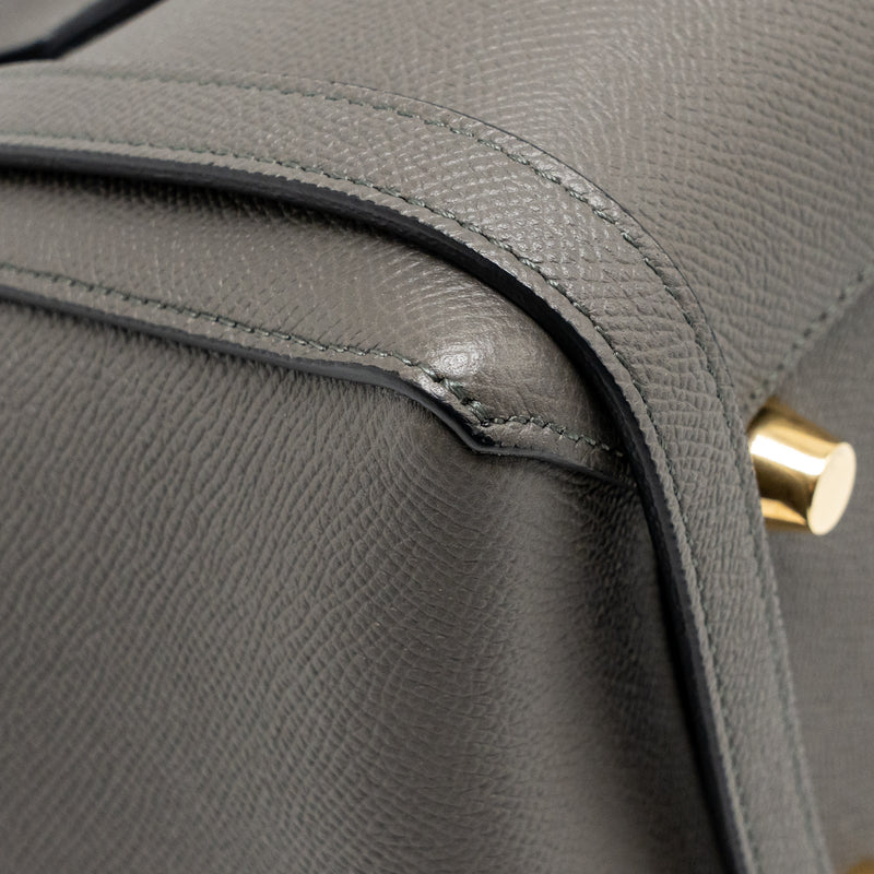 Celine Mini Belt Bag Grained Calfskin Grey GHW