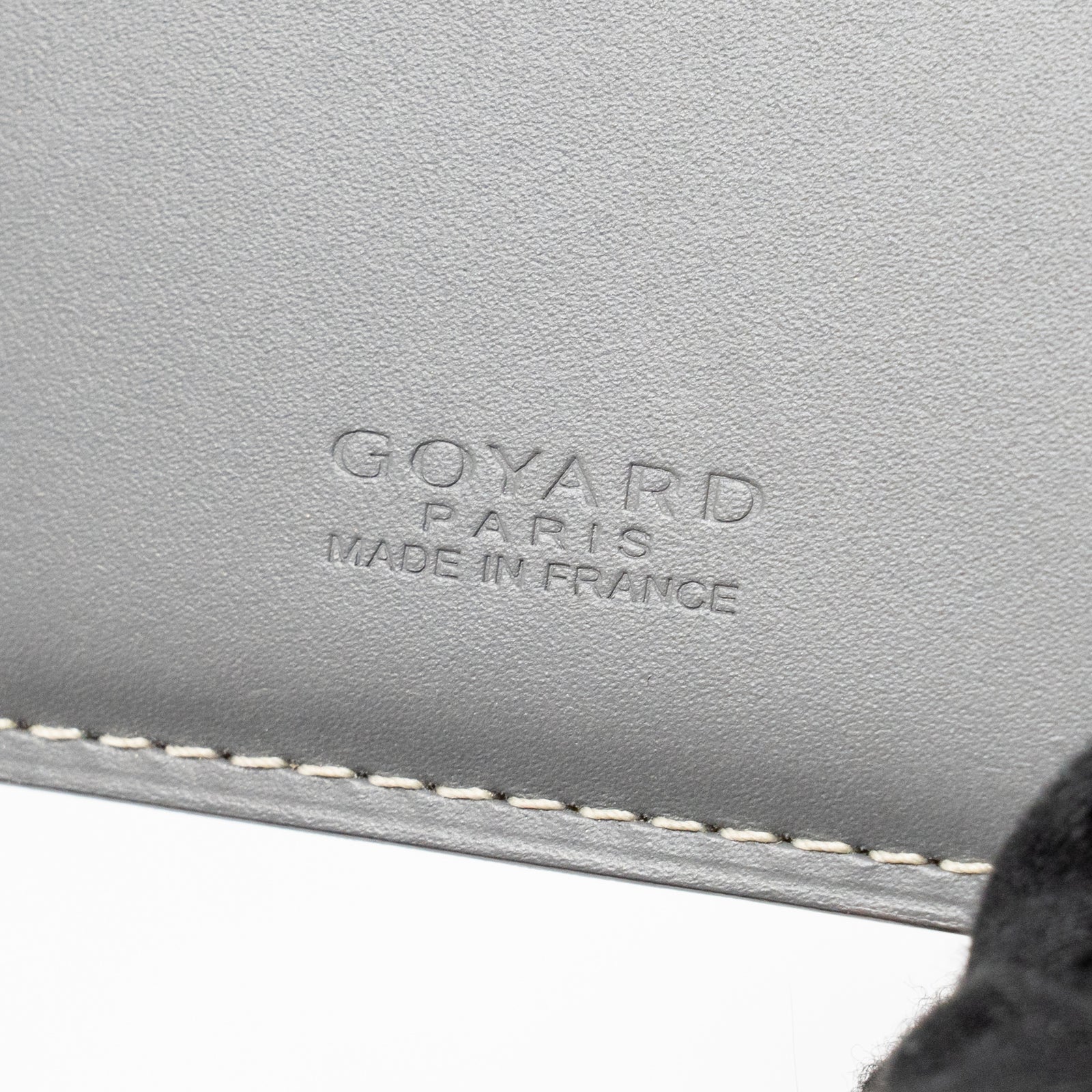 Goyard Saint-Thomas Bifold Money Clip Card Holder Goyardine Canvas Gre