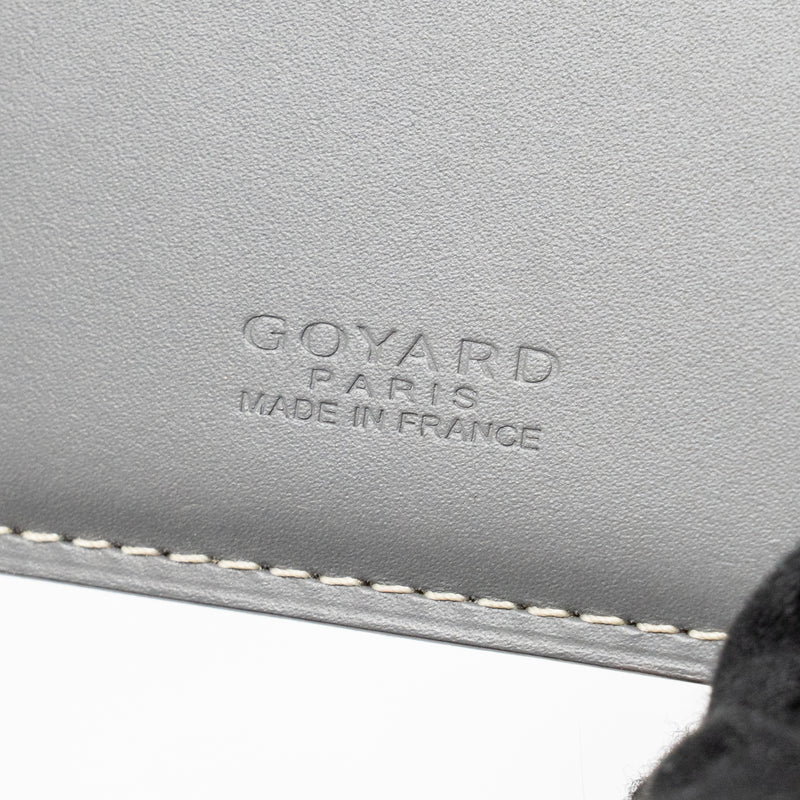 Goyard Saint-Thomas Bifold Money Clip Card Holder Goyardine Canvas Grey