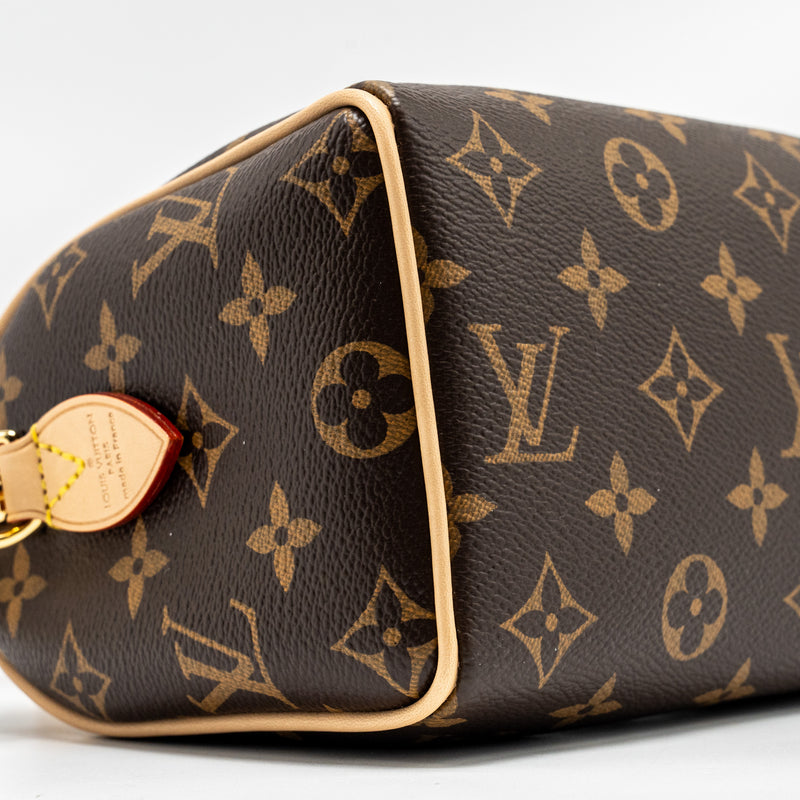 Louis Vuitton Speedy Bandouliere 20 Monogram Canvas Black Strap GHW