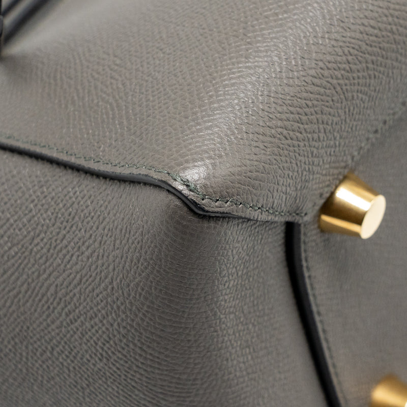 Celine Mini Belt Bag Grained Calfskin Grey GHW
