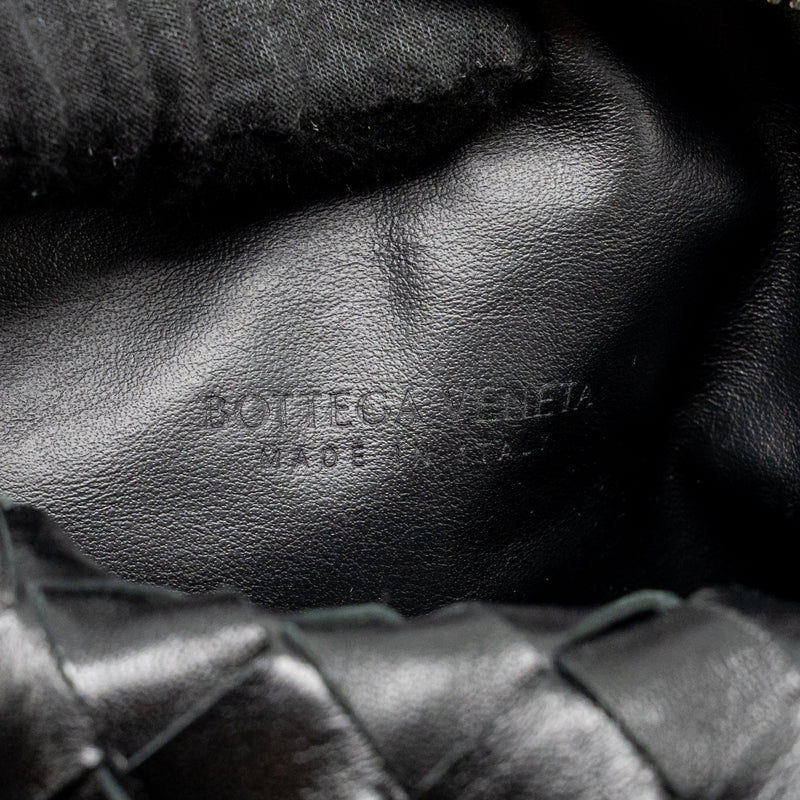 Bottega Veneta Small Jodie Intrecciato Leather Black SHW