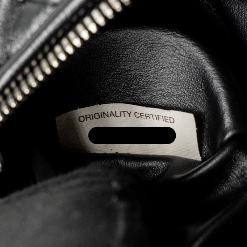 Bottega Veneta Small Jodie Intrecciato Leather Black SHW