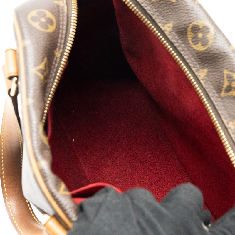 Louis Vuitton vintage top handle bag monogram canvas GHW