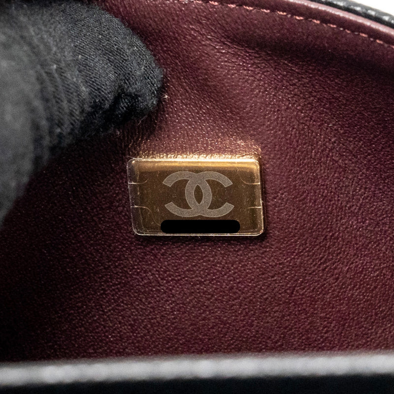 Chanel Small Classic Double flap bag caviar black GHW (microchip)