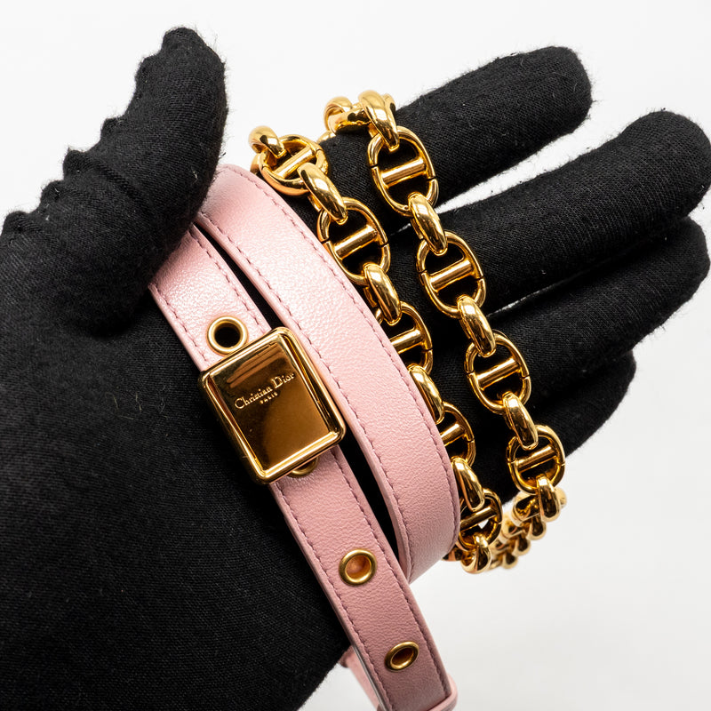 Dior Small Soft Caro Bag Lambskin Melocoton GHW