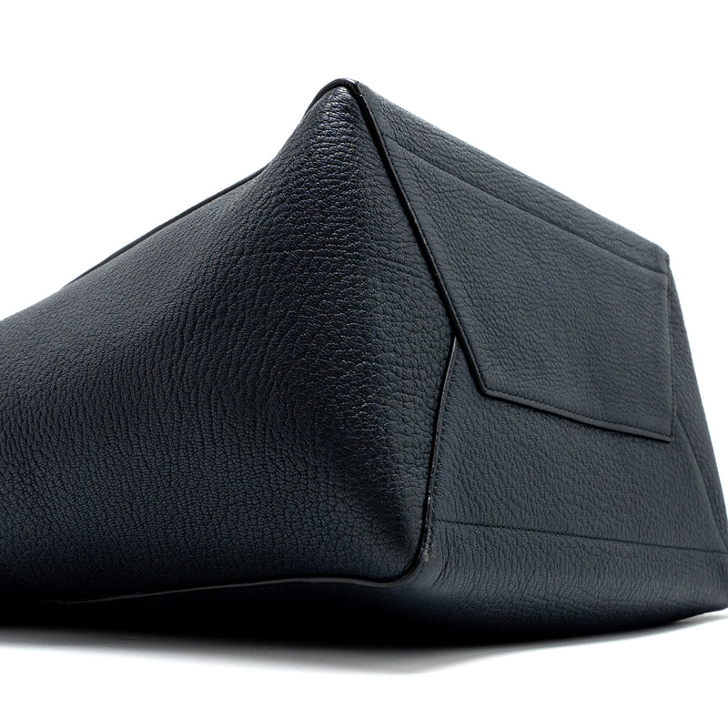 Celine Sangle Bucket Bag Calfskin Navy GHW