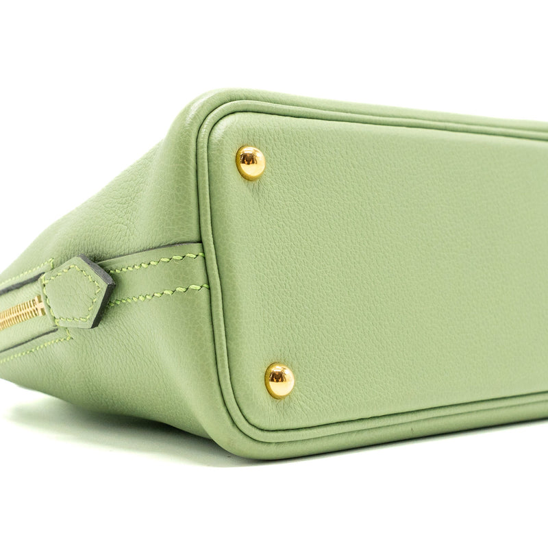 Hermes mini bolide evercolor vert criquet GWH stamp Z