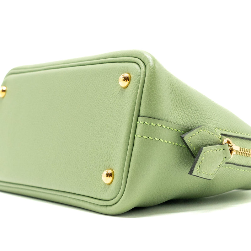 Hermes mini bolide evercolor vert criquet GWH stamp Z
