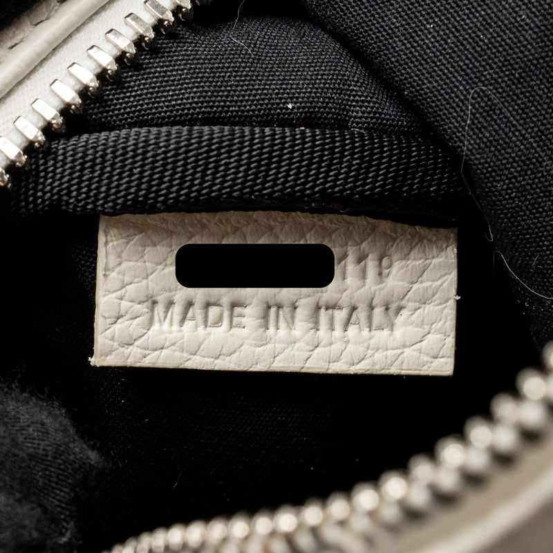 Dior Homme x Daniel Arsham Roller Messager Bag Grained Calfskin White SHW