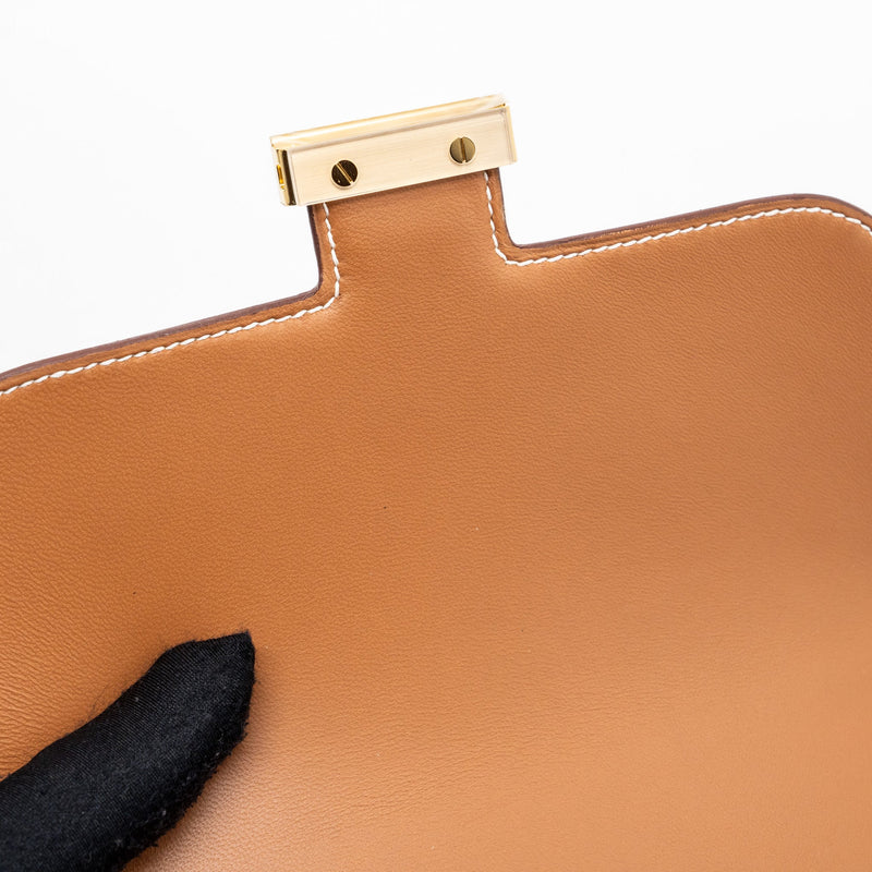 Hermes Mini Constance Epsom Gold GHW Stamp B (New Version)