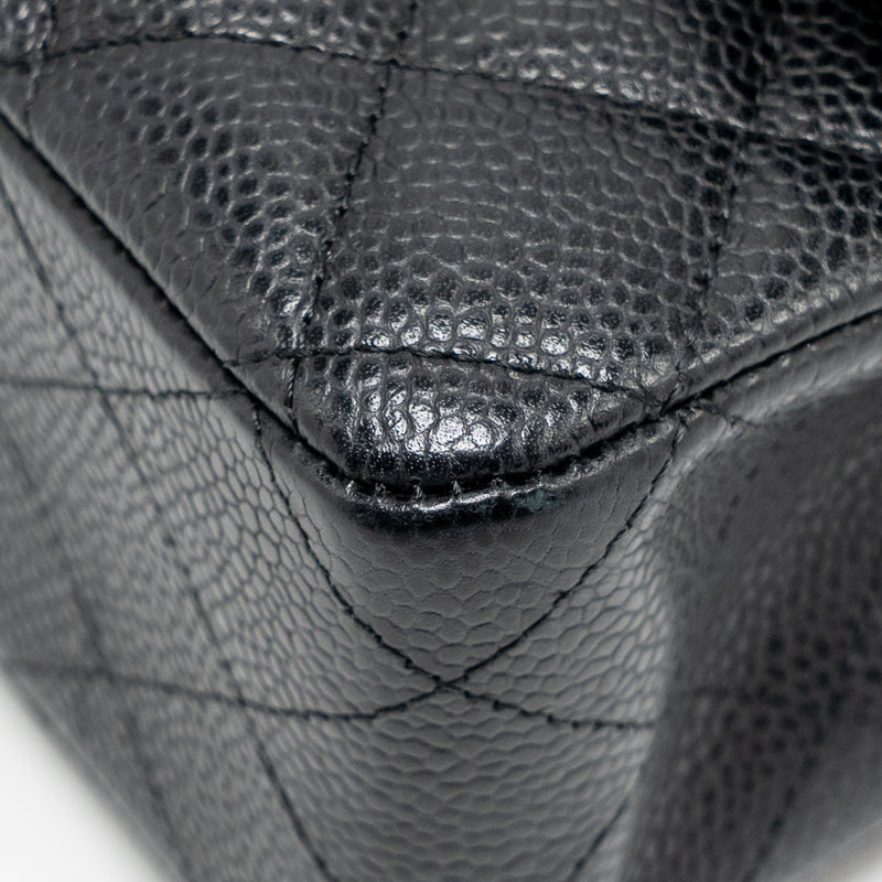 Chanel Medium Classic Double Flap Bag Caviar Black GHW