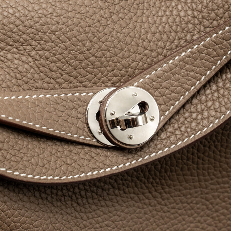 Hermes Lindy 26 clemence etoupe SHW stamp Y