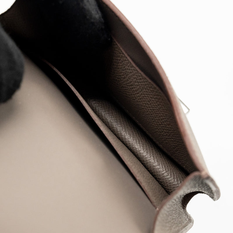 Hermes Constance Slim Epsom Gris Etain SHW Stamp K