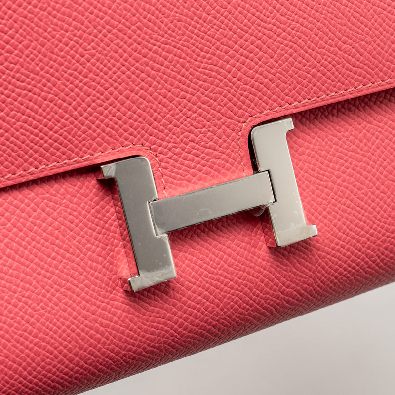 Hermes Constance to Go Epsom Rose Azalee SHW Stamp W
