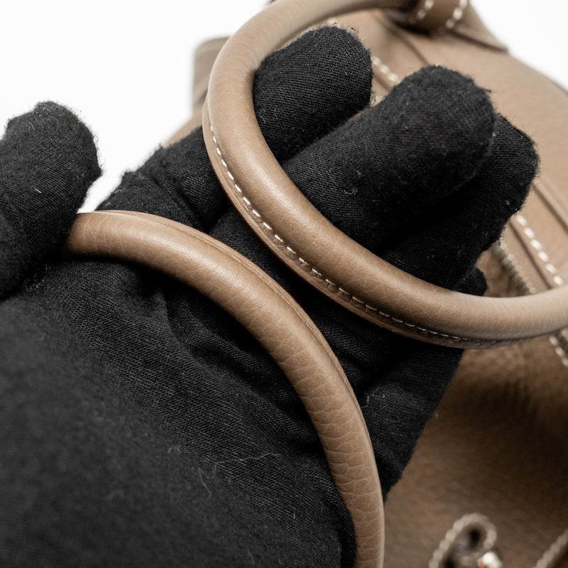 Hermes Lindy 26 clemence etoupe SHW stamp Y