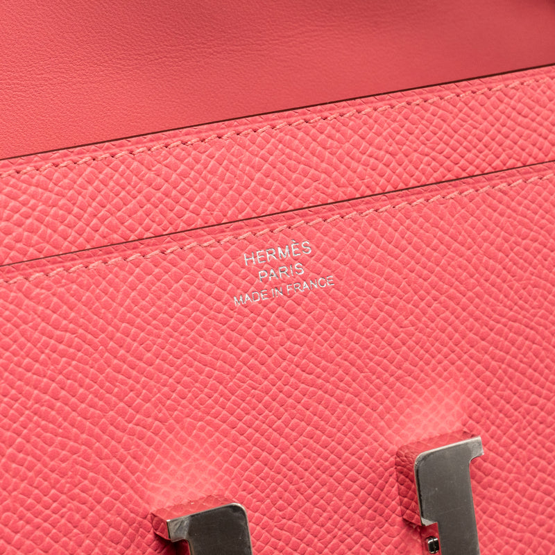 Hermes Constance to Go Epsom Rose Azalee SHW Stamp W