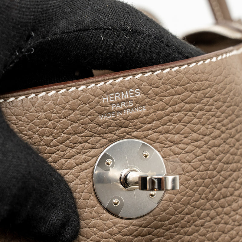 Hermes Lindy 26 clemence etoupe SHW stamp Y