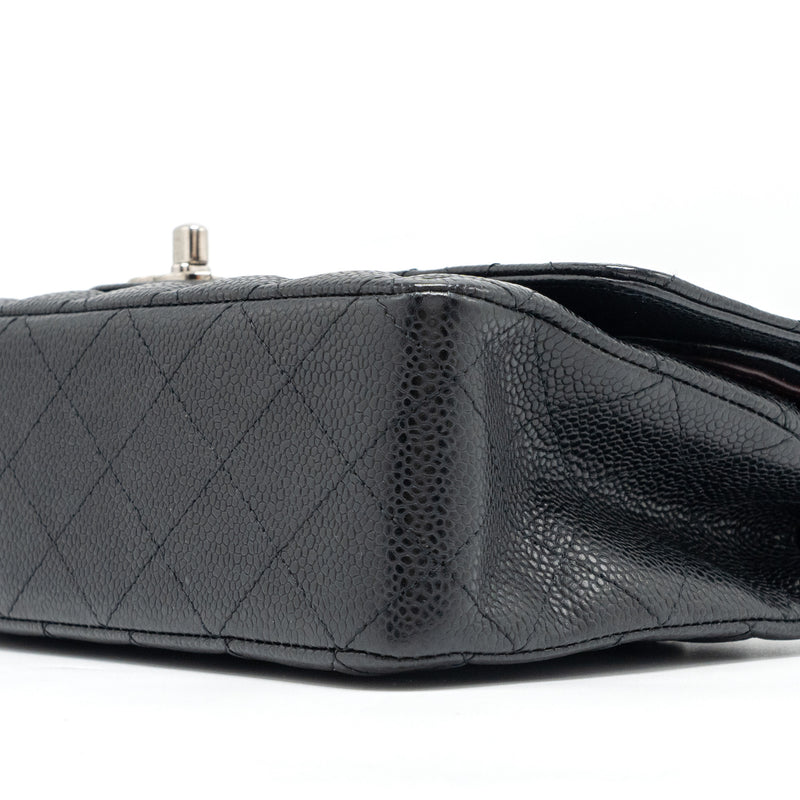 Chanel Medium Classic Double Flap Bag Caviar BLACK SHW