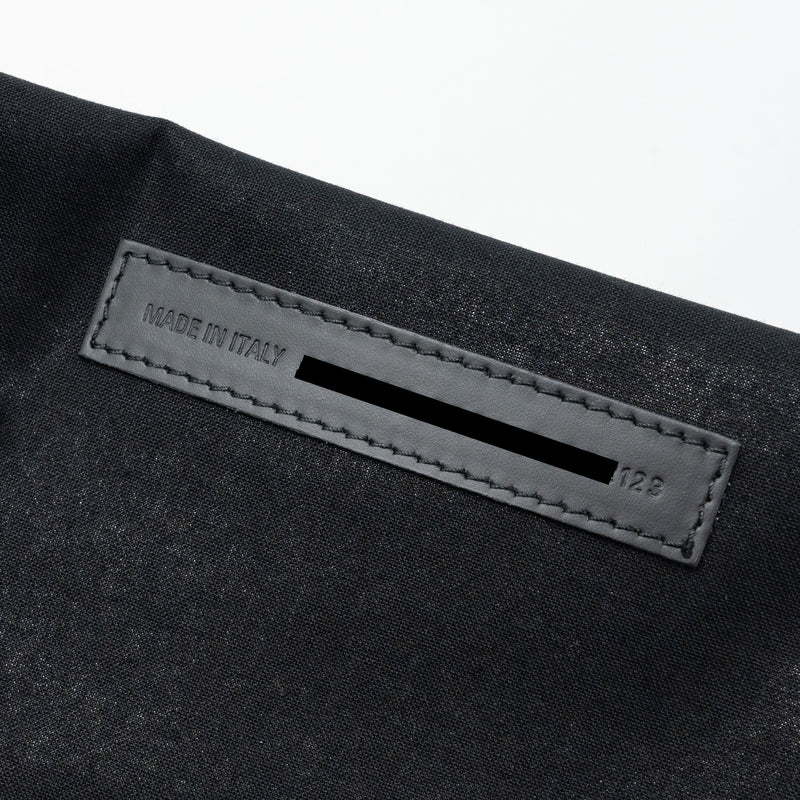 BALENCIAGA Small Tote Bag Canvas/ Leather Black/White GHW