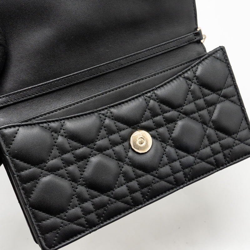 Dior My Dior Mini Bag Cannage Lambskin Black LGHW