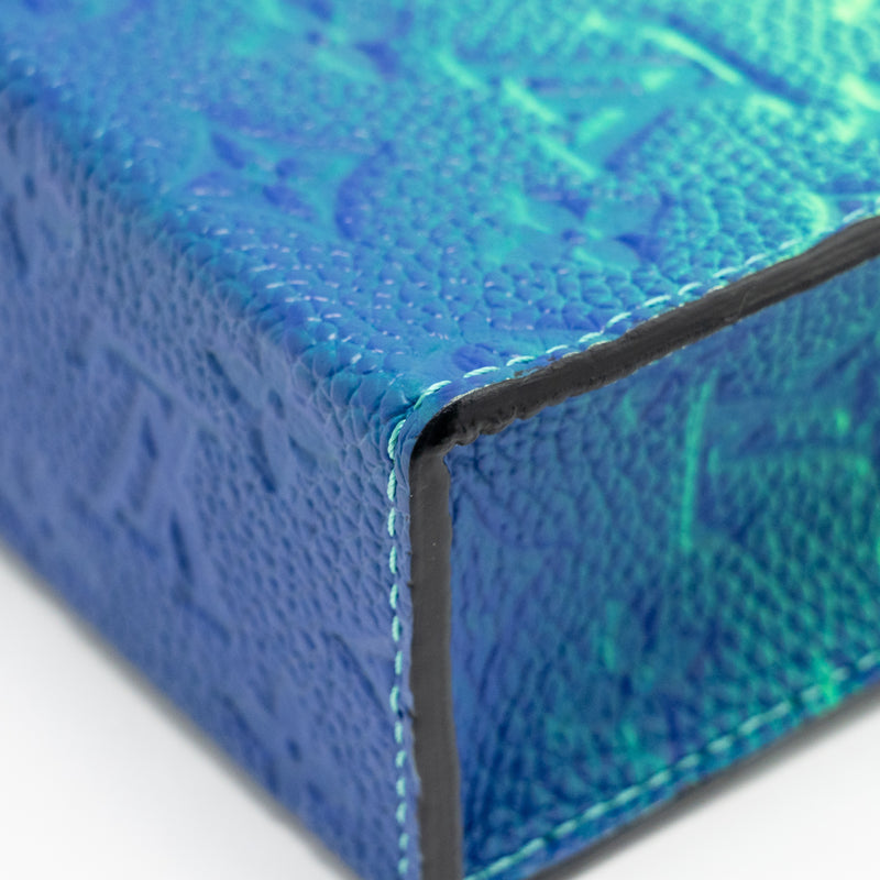 Louis Vuitton Petit Sac Plat XS Virgil Abloh Taurillon Illusion Blue/Green SHW