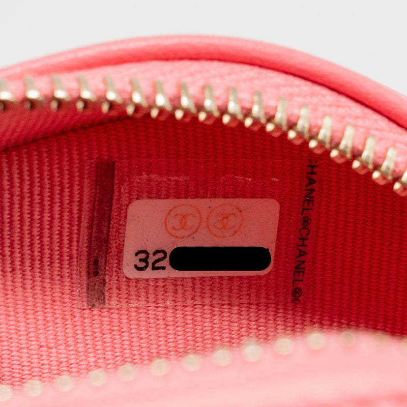 Chanel small heart bag Lambskin pink LGHW