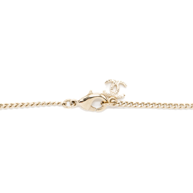 Chanel Classic CC Logo Pendant Crystal LGHW