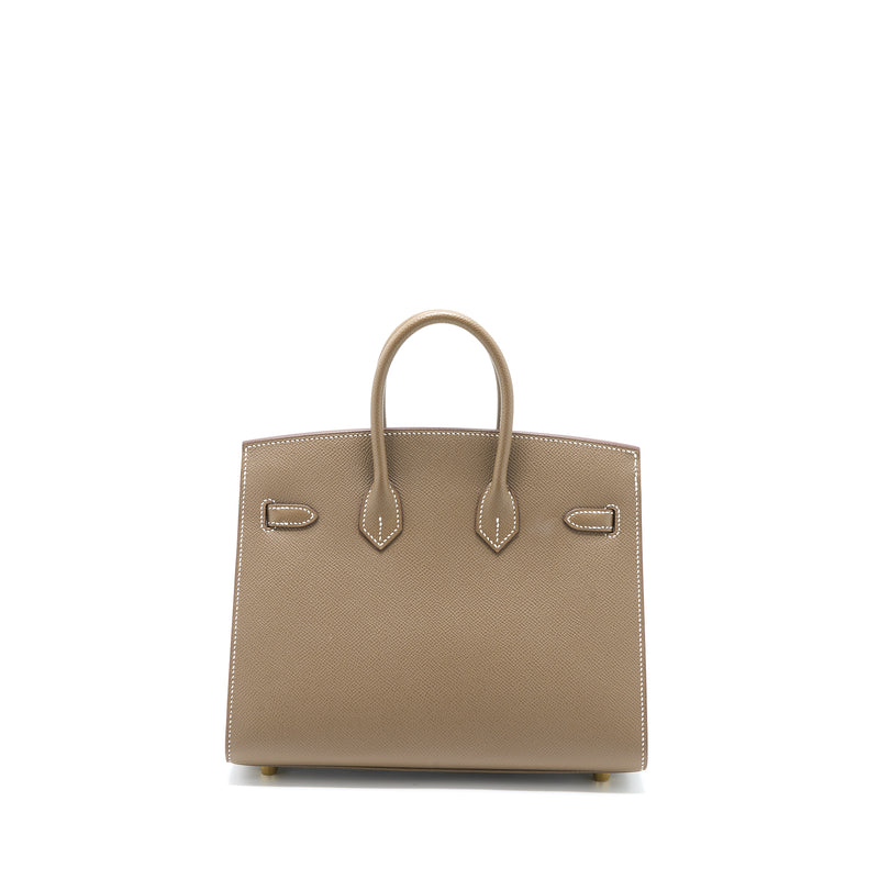 Hermes Birkin 25 Epsom Etoupe GHW Stamp Z