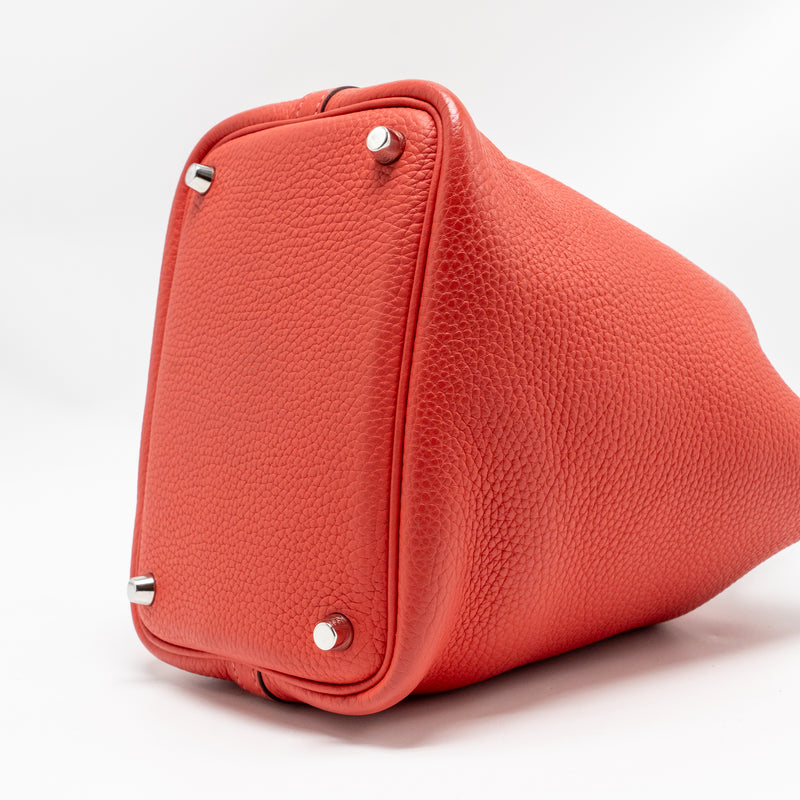 Hermes Picotin 18 Lock Bag Clemence Rose Jaipur SHW Stamp Square R