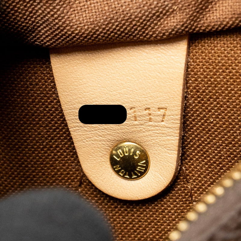Louis Vuitton Speedy 25 bandouliere monogram canvas GHW