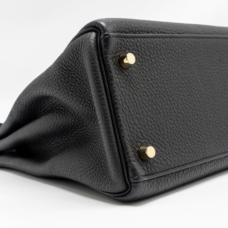Hermes Kelly 28 Togo Black GHW Stamp X