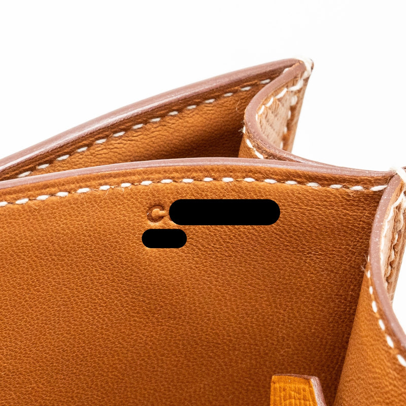 Hermes Constance 24 Epsom Gold GHW Stamp C
