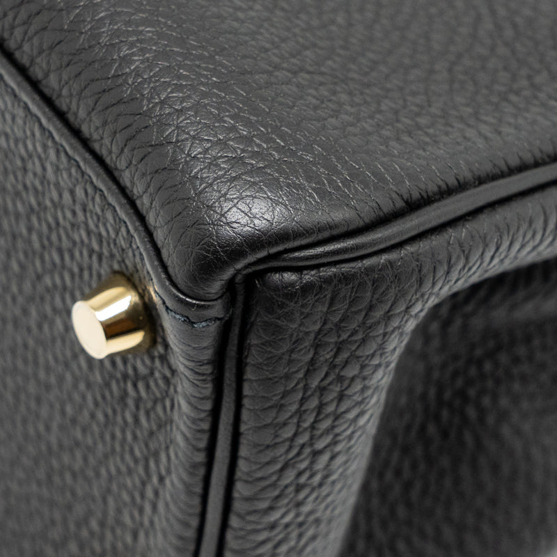 Hermes Kelly 28 Togo Black GHW Stamp X