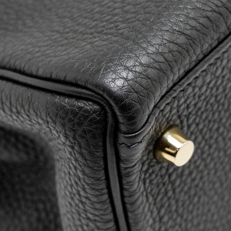 Hermes Kelly 28 Togo Black GHW Stamp X