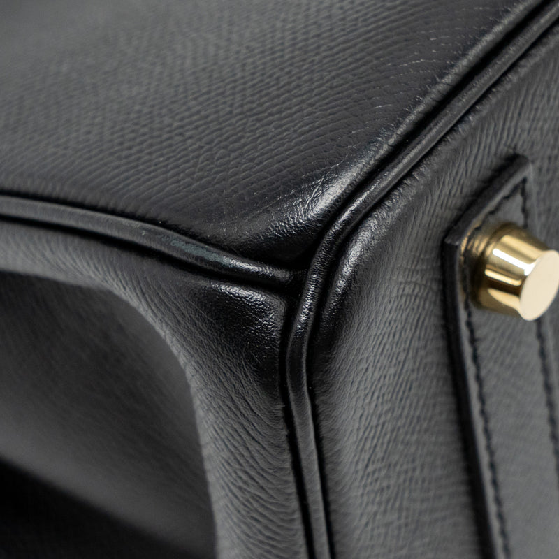 Hermes Birkin 30 Epsom Black GHW Stamp A