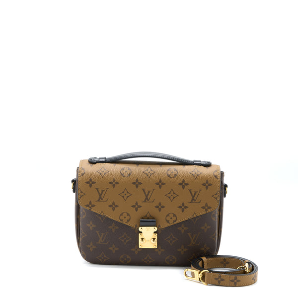 Louis Vuitton Pochette Métis Monogram Reverse Canvas GHW