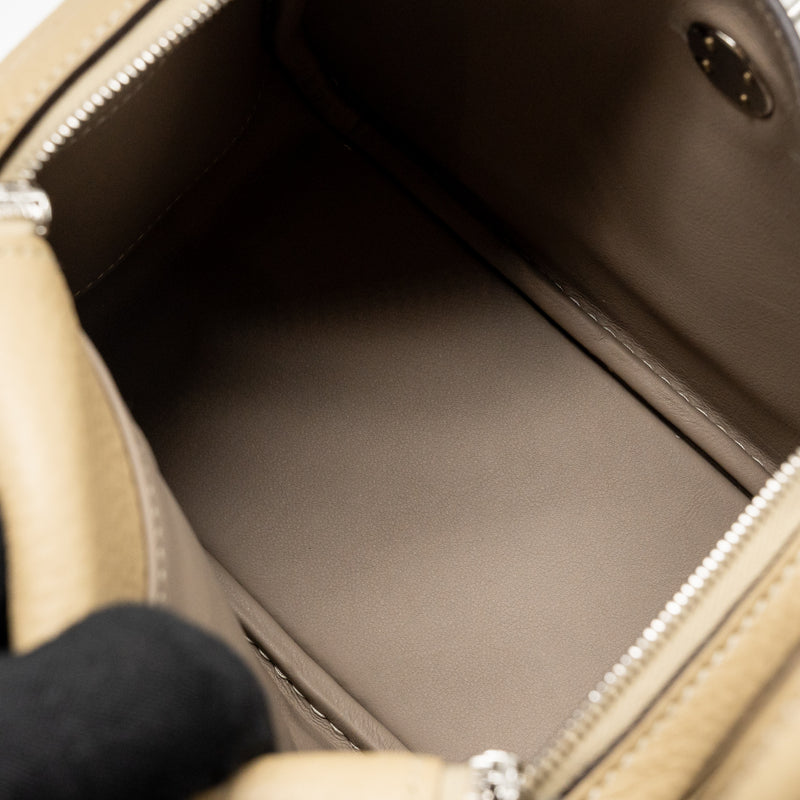 Hermes Mini Lindy II Clemence trench SHW stamp K