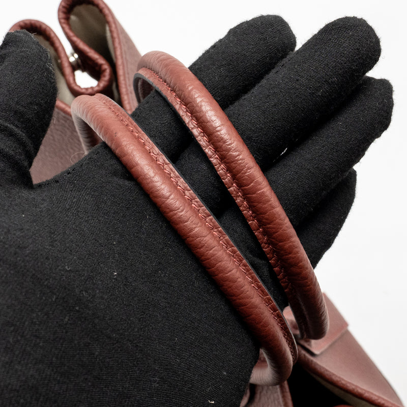Hermes Garden Party 30 Country leather rouge H SHW stamp Y