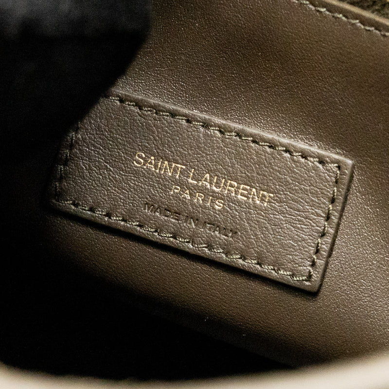 Saint Laurent / YSL Small Le 5 A 7 Supple bag calfskin light musk GHW