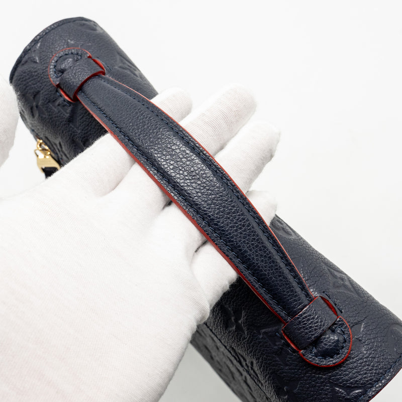 Louis Vuitton Pochette Metis Monogram Empreinte Marine/Rouge GHW