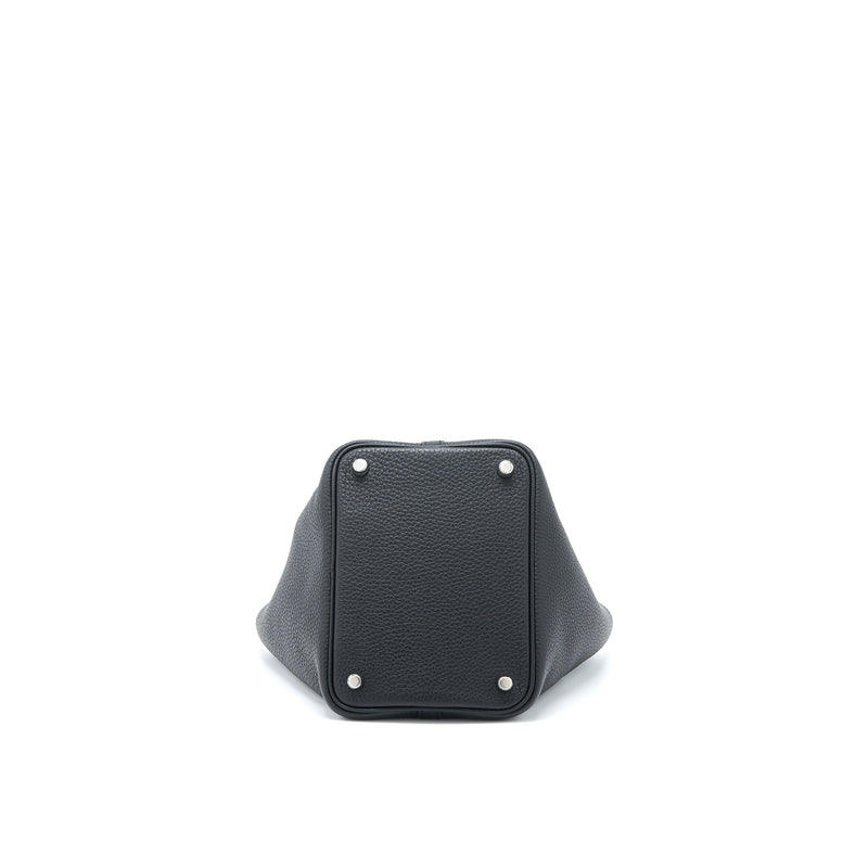 Hermes Picotin 18 Lock Bag Clemence Black SHW Stamp Y