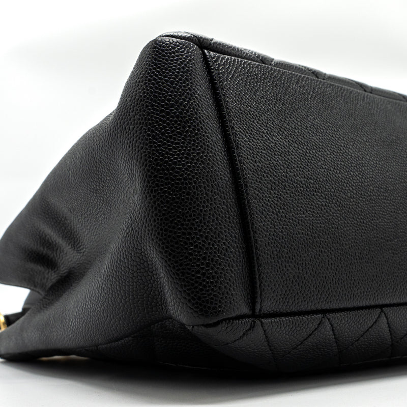 Chanel Grand Shopping Tote Caviar Black GHW