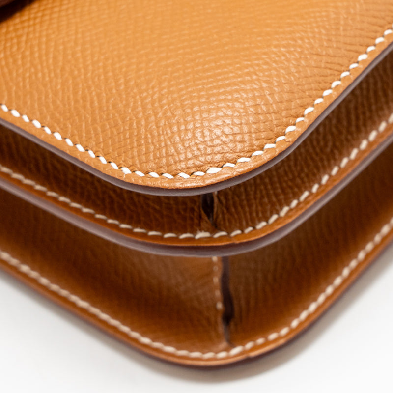 Hermes mini constance epsom gold RGHW stamp K