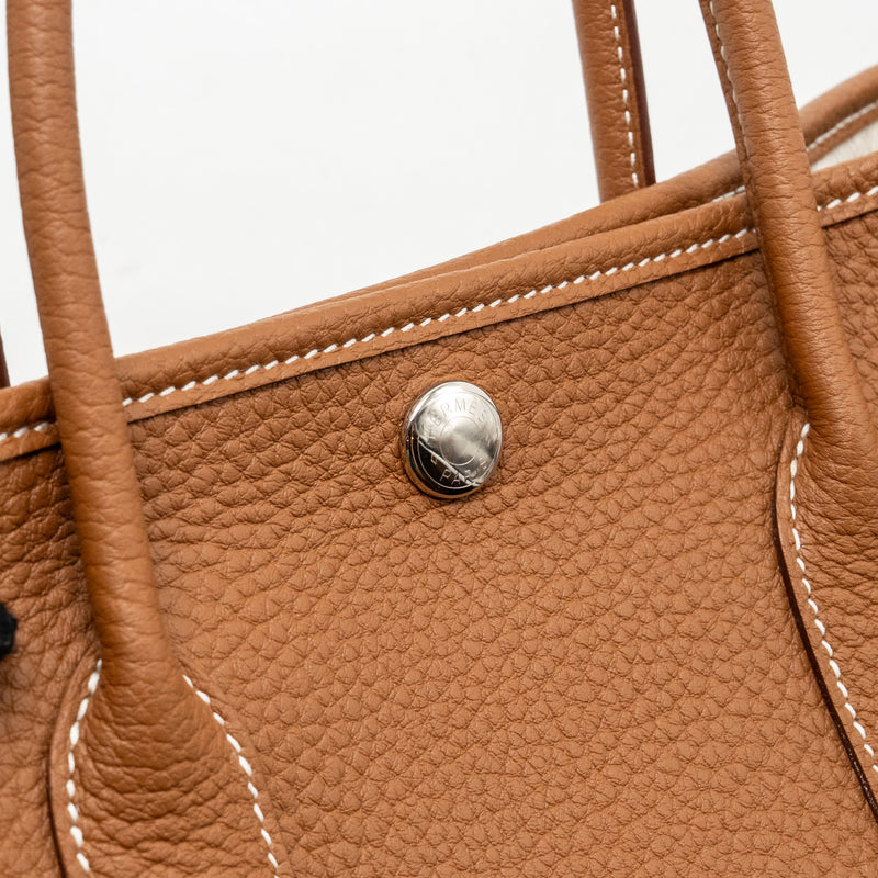 Hermes GardenParty 30 Negonda Gold SHW Stamp W