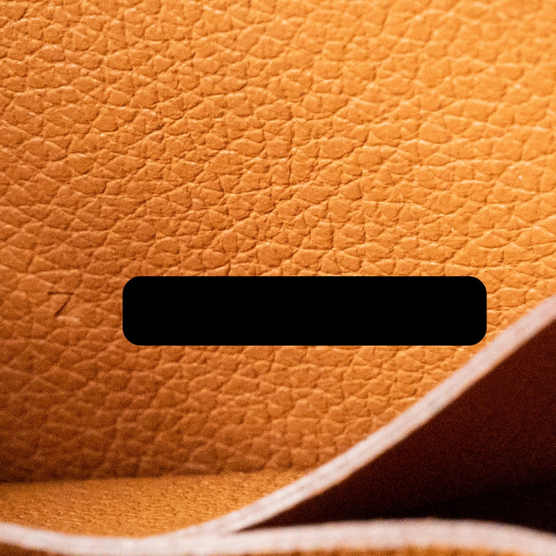 Hermes Roulis Slim Evercolor Gold GHW Stamp Z