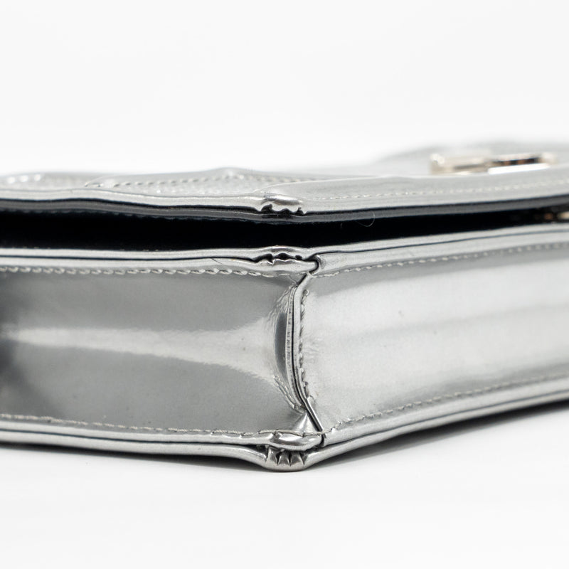 Dior Diorama Wallet On Chain Calfskin Silver SHW